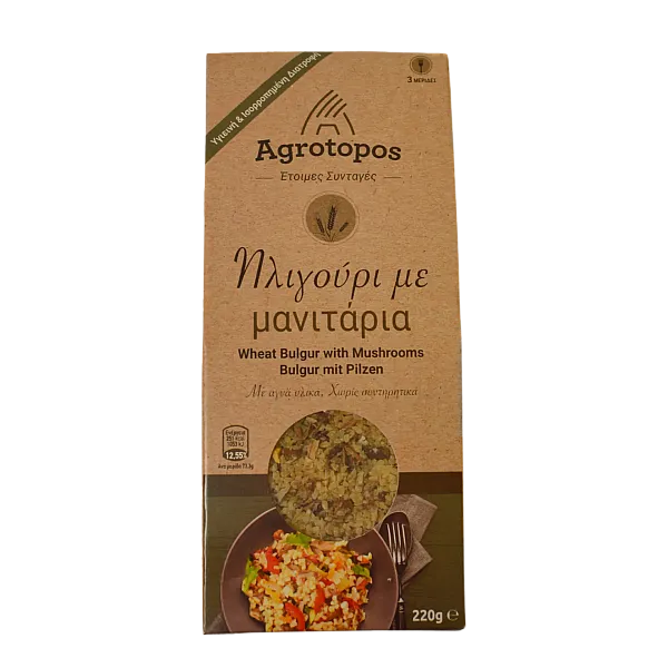Πλιγούρι με μανιτάρια Αγρότοπος (220 γρ.)
